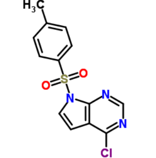 4-氯-7-甲苯磺酰基-7H-吡咯[2,3-D]嘧啶；479633-63-1