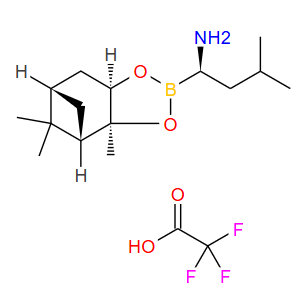 (aR,3aS,4S,6S,7aR)-六氢-3a,8,8-三甲基-alpha-(2-甲基丙基)-4,6-甲桥-1,3,2-苯并二氧硼烷-2-甲胺 2,2,2-三氟乙酸盐