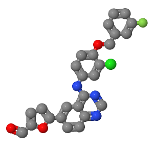 5-[4-[[3-氯-4-[(3-氟苄基)氧基]苯基]氨基]喹唑啉-6-基]呋喃-2-甲醛；231278-84-5