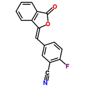 2-氟-5-[(3-氧代-1(3H)-异苯并呋喃亚基)甲基]苯腈；763114-25-6