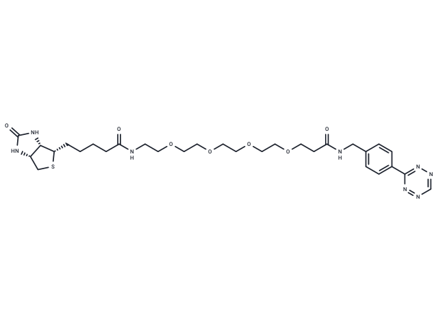 化合物 Tetrazine-PEG4-biotin|T18789|TargetMol