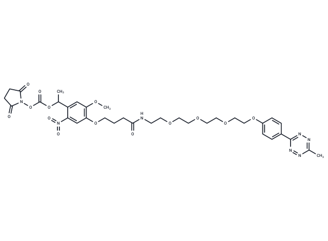 化合物 PC Methyltetrazine-PEG4-NHS carbonate ester|T18523|TargetMol