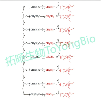 八臂聚乙二醇硅烷
