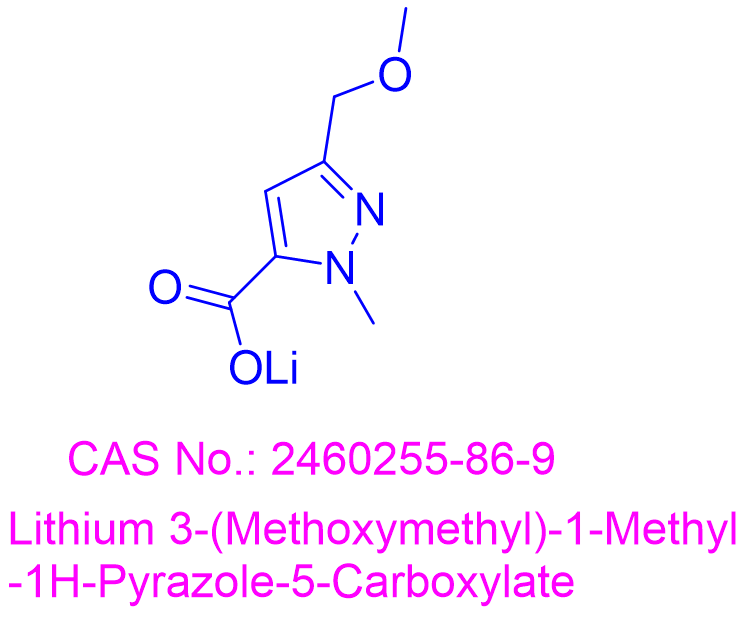 3-(甲氧基甲基)-1-甲基-1H-吡唑-5-羧酸锂