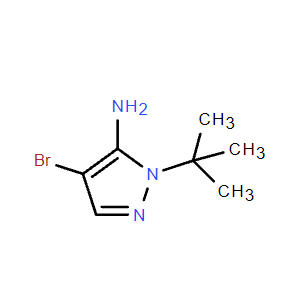 4-溴-1-叔丁基-1H-吡唑-5-胺