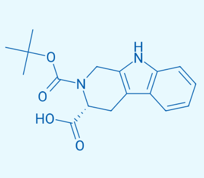 (R)-2-(叔丁氧羰基)-2,3,4,9-四氢-1H-吡啶基[3,4-b]吲哚-3-羧酸  123910-26-9