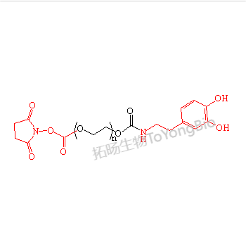 多巴胺聚乙二醇活性酯  活性酯聚乙二醇多巴胺 Dopamine-PEG-NHS NHS-PEG-Dopamine