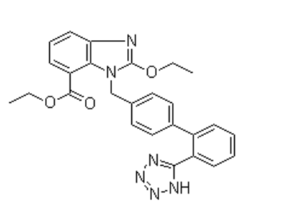 2-乙氧基-1-[[(2'-(1H-四唑-5-基)联苯-4-基)甲基]苯并咪唑]-7-甲酸乙酯