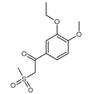 1-(3-乙氧基-4-甲氧基苯基)-2-(甲磺酰基)乙酮；1450657-28-9