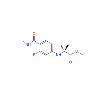 N-[3-氟-4-[(甲基氨基)羰基]苯基]-2-甲基丙氨酸甲酯