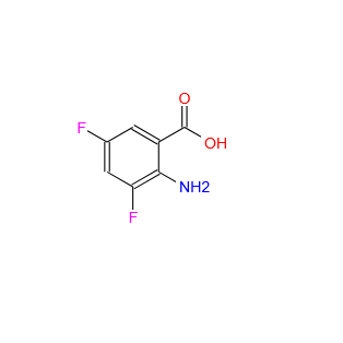 2-氨基-3,5-二氟苯甲酸  126674-78-0  2-amino-3,5-difluorobenzoic acid