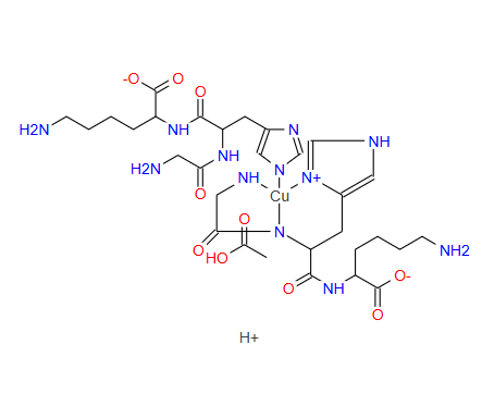 二乙酸双((S)-6-氨基-2-((S)-2-(2-氨基乙酰胺基)-3-(1H-咪唑-4-基)丙酰胺基)己酸)铜