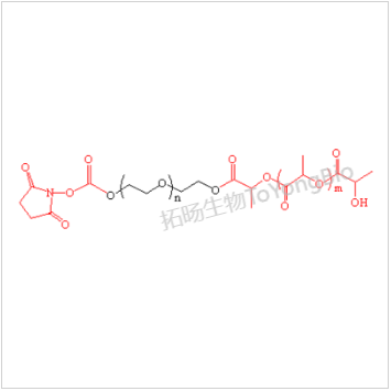 聚乳酸聚乙二醇活性酯 活性酯聚乙二醇聚乳酸 PLA-PEG-NHS NHS-PEG-PLA