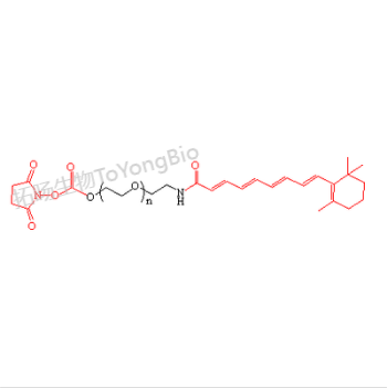 全反式维甲酸聚乙二醇活性酯  活性酯聚乙二醇全反式维甲酸  Retinoic acid-PEG-NHS  NHS-PEG-Retinoic acid