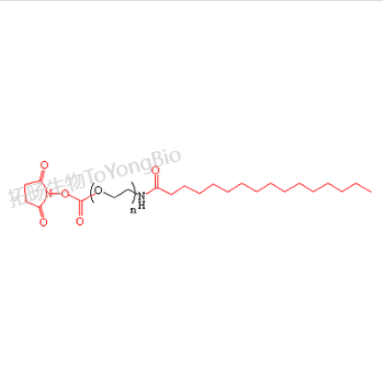 棕榈酸聚乙二醇活性酯  活性酯聚乙二醇棕榈酸 Palmitic acid-PEG-NHS  NHS-PEG-Palmitic acid