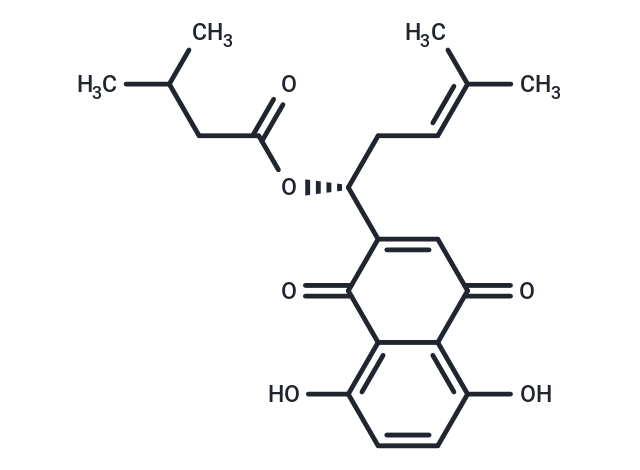 化合物 (±)-Isovalerylshikonin|T131720|TargetMol