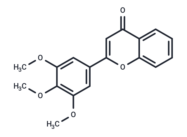 化合物 3',4',5'-Trimethoxyflavone|T124416|TargetMol