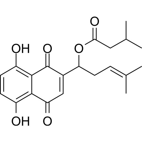 异戊酰紫草素，isovaleryl shikonin，76549-35-4