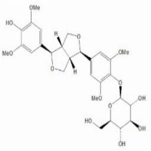 (-)-丁香树脂酚-4-O-β-D-吡喃葡萄糖苷，（-）-Syringaresinol 4-O-β-D-glucopyranoside，137038-13-2