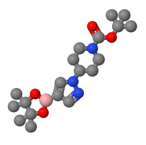 4-[4-(4,4,5,5-四甲基-1,3,2-二氧杂环戊硼烷-2-基)-1H-吡唑-1-基]哌啶-1-甲酸叔丁酯