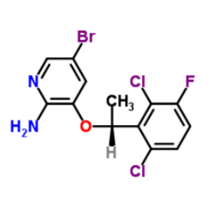 (R)-5-溴-3-(1-(2,6-二氯-3-氟苯基)甲氧基)吡啶-2-胺；877399-00-3
