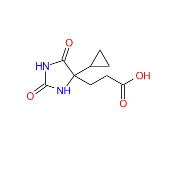 3-(4-环丙基-2,5-二氧杂咪唑啉-4-基)丙酸