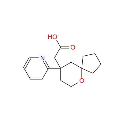 6-Oxaspiro[4.5]decane-9-acetic acid, 9-(2-pyridinyl)-