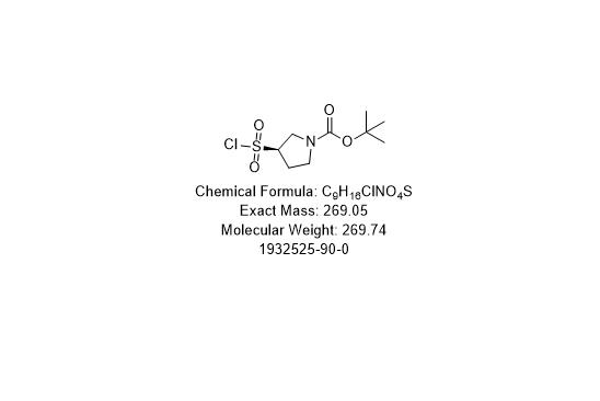 tert-butyl (3R)-3-(chlorosulfonyl)pyrrolidine-1-carboxylate