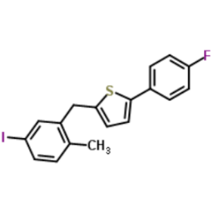 2-(4-氟苯基)-5-[(5-碘-2-甲基苯基)甲基]噻吩；898566-17-1