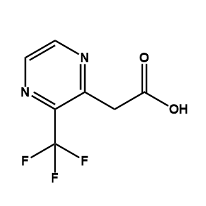 2-(3-三氟甲基吡嗪-2-基)乙酸