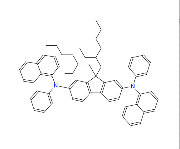 9,9-二(2-乙基己基)-N,N'-二-1-萘基-N,N'-二苯基-9H-芴-2,7-二胺