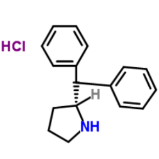 (R)-2-二苯甲基吡咯烷盐酸盐；23627-61-4