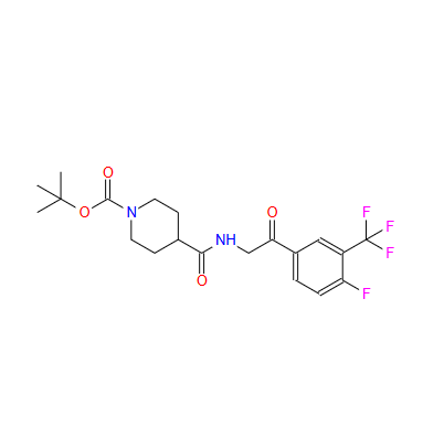 1-Boc-4-(2-(4-氟-3-(三氟甲基)苯基)-2-氧代乙基)哌啶