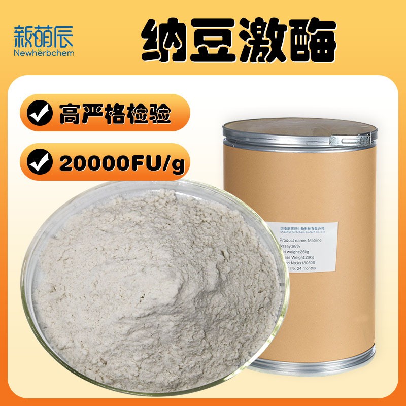 纳豆激酶20000FU纳豆发酵提取蛋白酶发酵纳豆激酶粉纳豆冻干粉