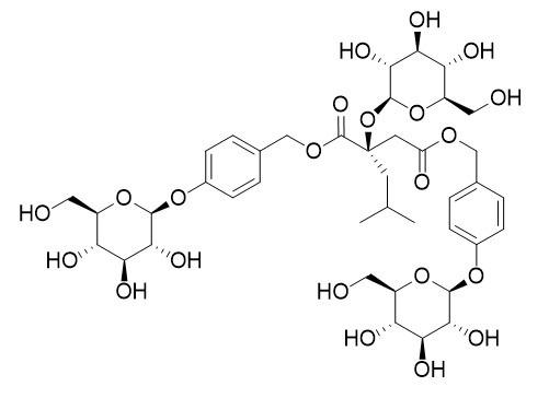 1， 4-二［4-(葡萄糖氧) 苄基］ -2-异丁基苹果酸酯-2-葡萄糖苷，Dactylorhin A，256459-34-4