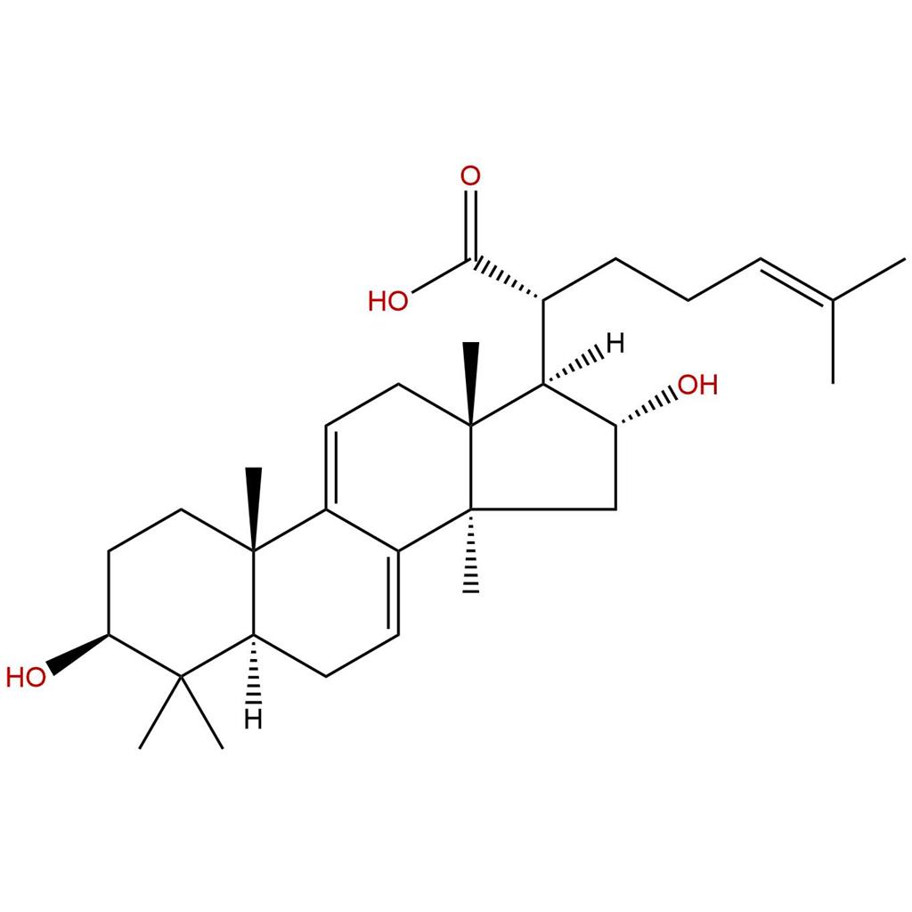 16α-羟基松苓新酸，16α-Hydroxydehydrotrametenolic acid，176390-66-2