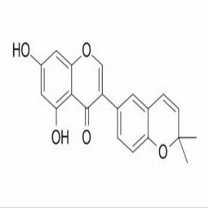 3-(2,2-二甲基-2H-1-苯并吡喃-6-基)-5,7-二羟基-4H-1-苯并吡喃-4-酮，Isoderrone，121747-89-5