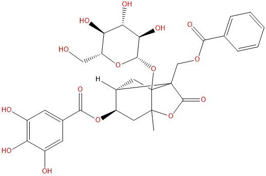 4-O-没食子酰白芍苷，4-O-Galloylalbiflorin，1201580-97-3
