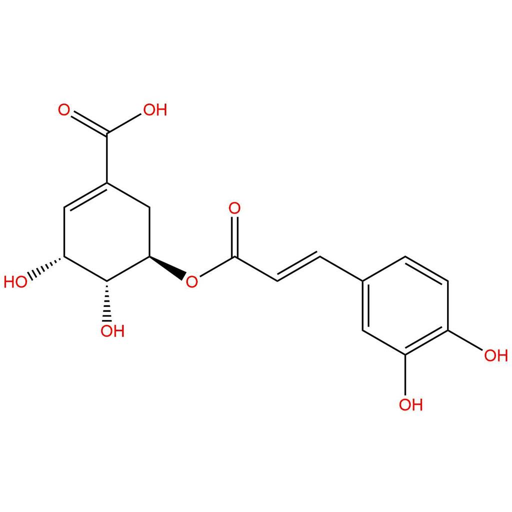 5-O-咖啡酰莽草酸，5-O-Caffeoylshikimic acid，73263-62-4
