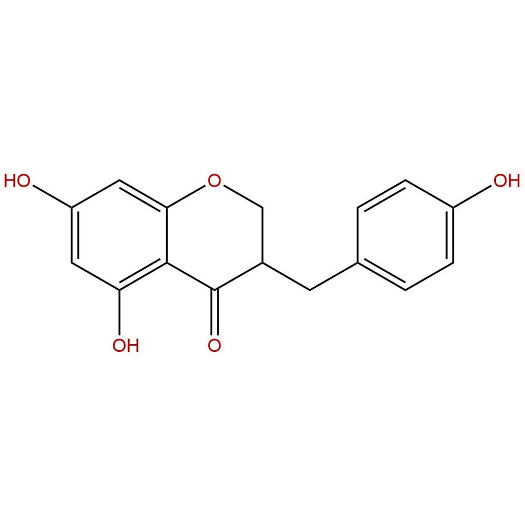 5,7-二羟基-3-(4-羟基苄基)色满-4-酮，4'-Demethyl-3,9-dihydroeucomin，107585-77-3