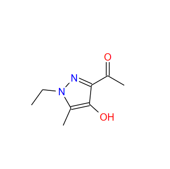 1-(1-乙基-4-羟基-5-甲基-1H-吡唑-3-基)乙酮