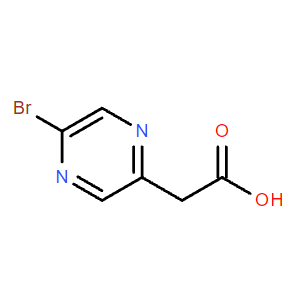 2-(5-溴吡嗪-2-基)乙酸