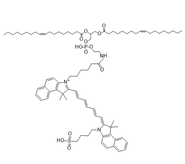 1,2-二油酰-sn-甘油-3-磷酯酰乙醇胺-吲哚菁绿/DOPE-ICG/ ICG-DOPE/DOPE-Indocyanine Green conjugate/近红外荧光标记磷脂探针