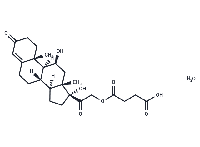 化合物 Hydrocortisone hemisuccinate hydrate|T88337|TargetMol