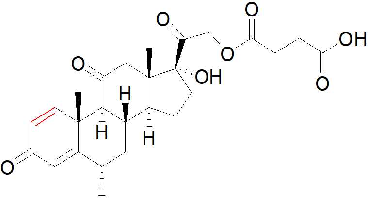 甲泼尼龙琥珀酸酯杂质2；11-脱氢甲泼尼龙琥珀酸酯