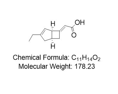 2-((1R,5S)-3-乙基-双环[3.2.0]庚-3-烯-6-基亚基)乙酸