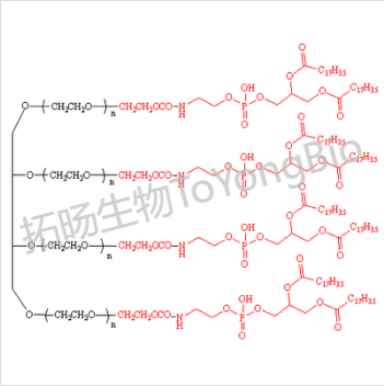 四臂聚乙二醇二硬脂酰基磷脂酰乙醇胺