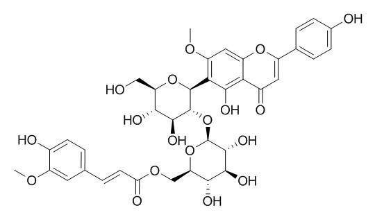 6'''-阿魏酰斯皮诺素，6''-Feruloylspinosin，77690-92-7