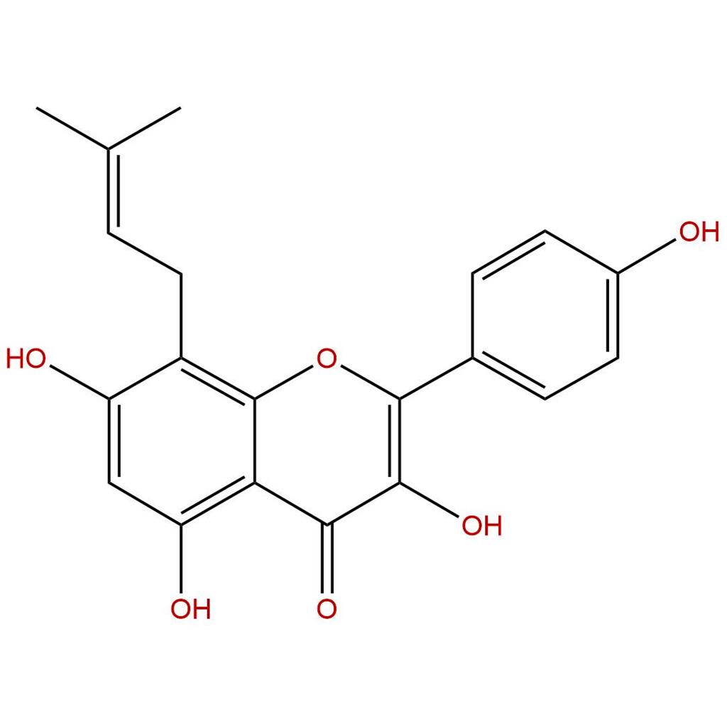 8-异戊烯基山奈酚，8-Prenylkaempferol，28610-31-3