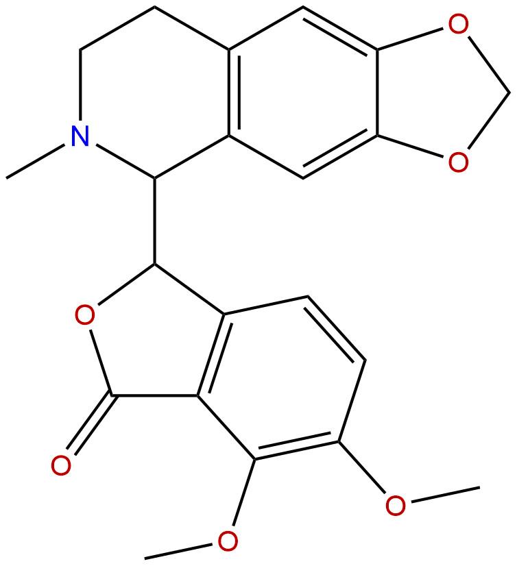 北美黄连碱，Hydrastine，118-08-1
